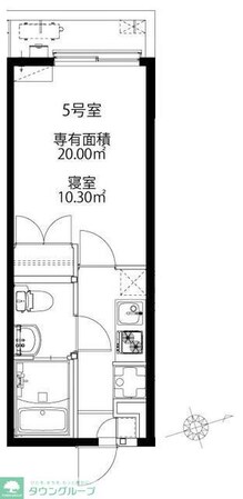 スカイヒルズ春日部の物件間取画像